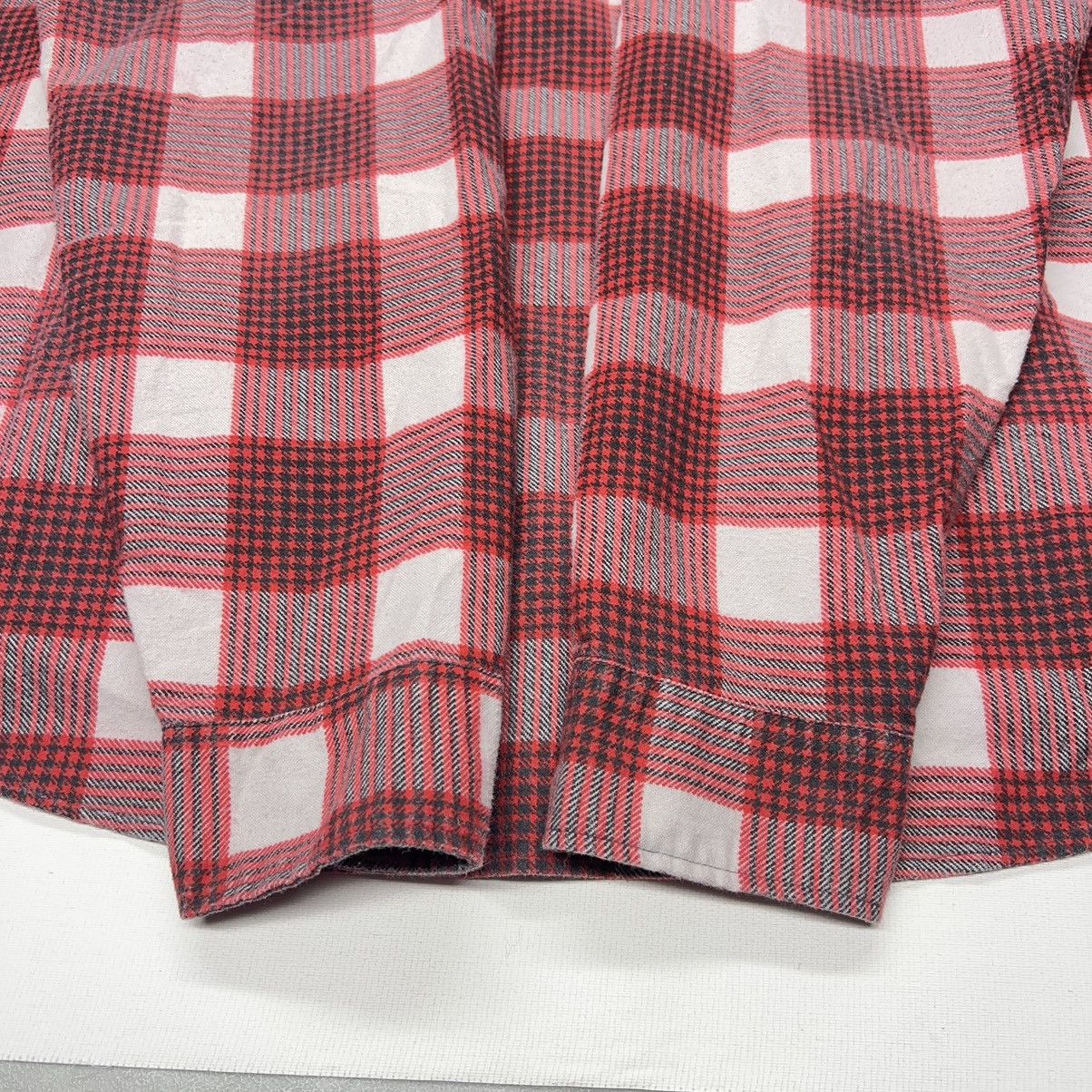 Fieldmaster × Vintage VTG Fieldmaster Flannel Shirt Red Plaid Button Up Outdoor Size US XXL / EU 58 / 5 - 12 Thumbnail