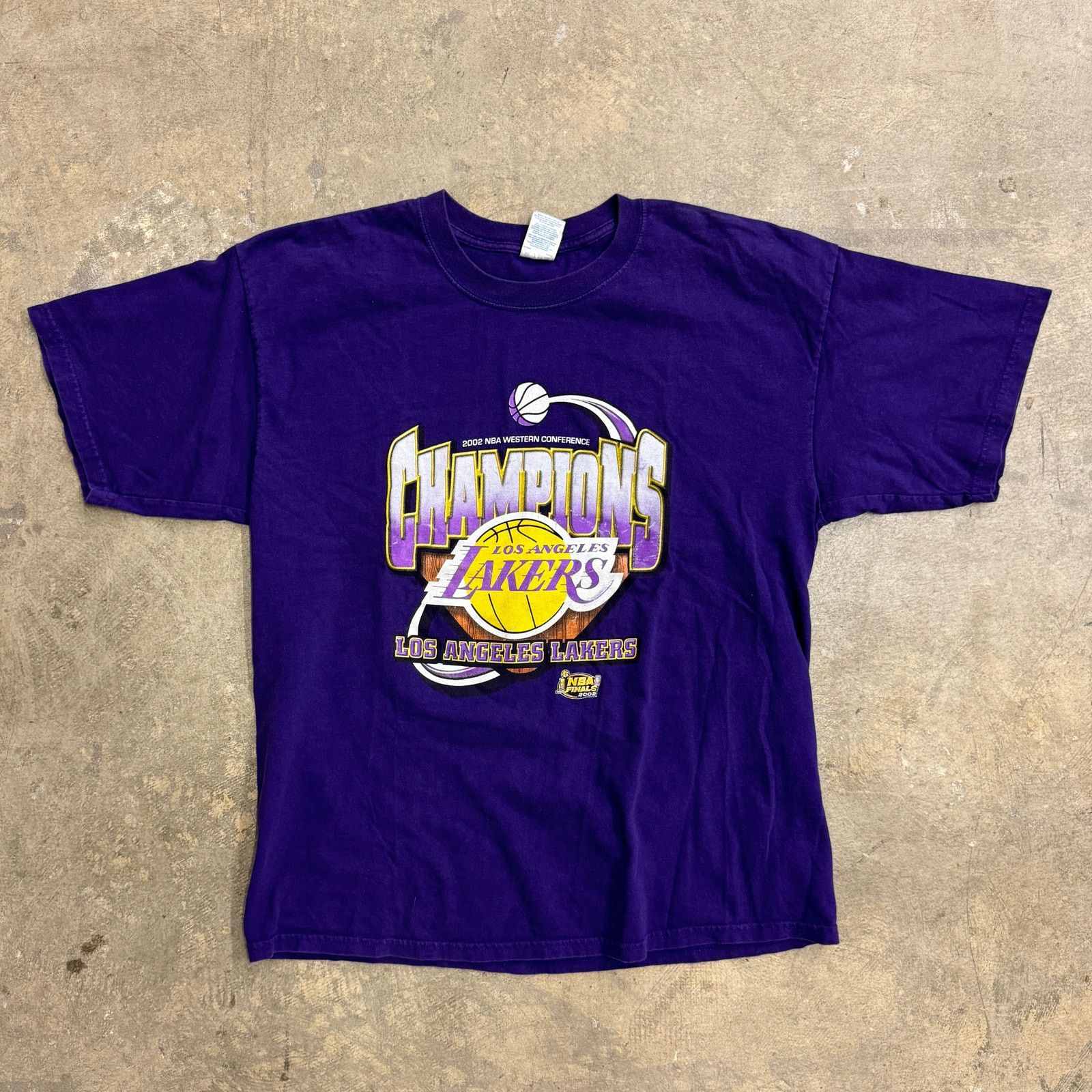 NBA Vintage Lakers NBA Finals 2002 Sz XL Size US XL / EU 56 / 4 - 1 Thumbnail