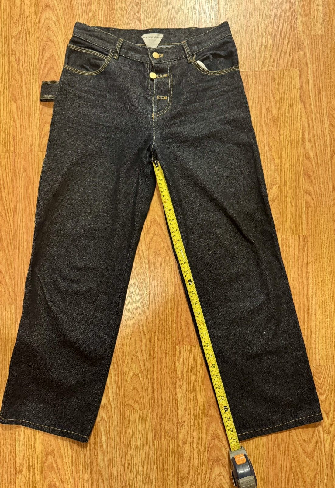 Bottega Veneta Bottega Veneta SS 2020 Carpenter Jeans Dark Wash Daniel Lee Size 38" / US 16 / IT 52 - 5 Thumbnail