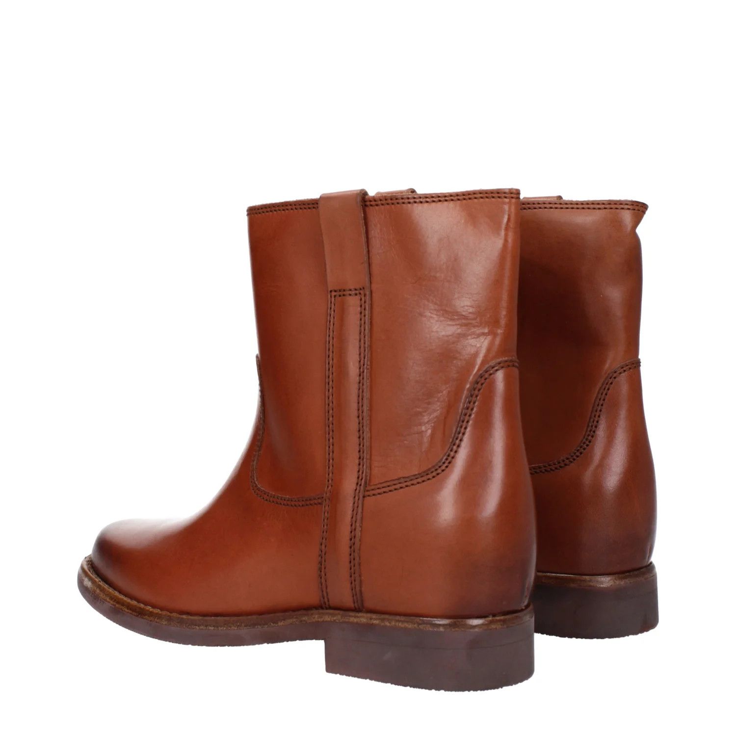 Isabel Marant ob1o1e1124 Leather Ankle Boots in Brown Size US 8 / IT 38 - 4 Thumbnail