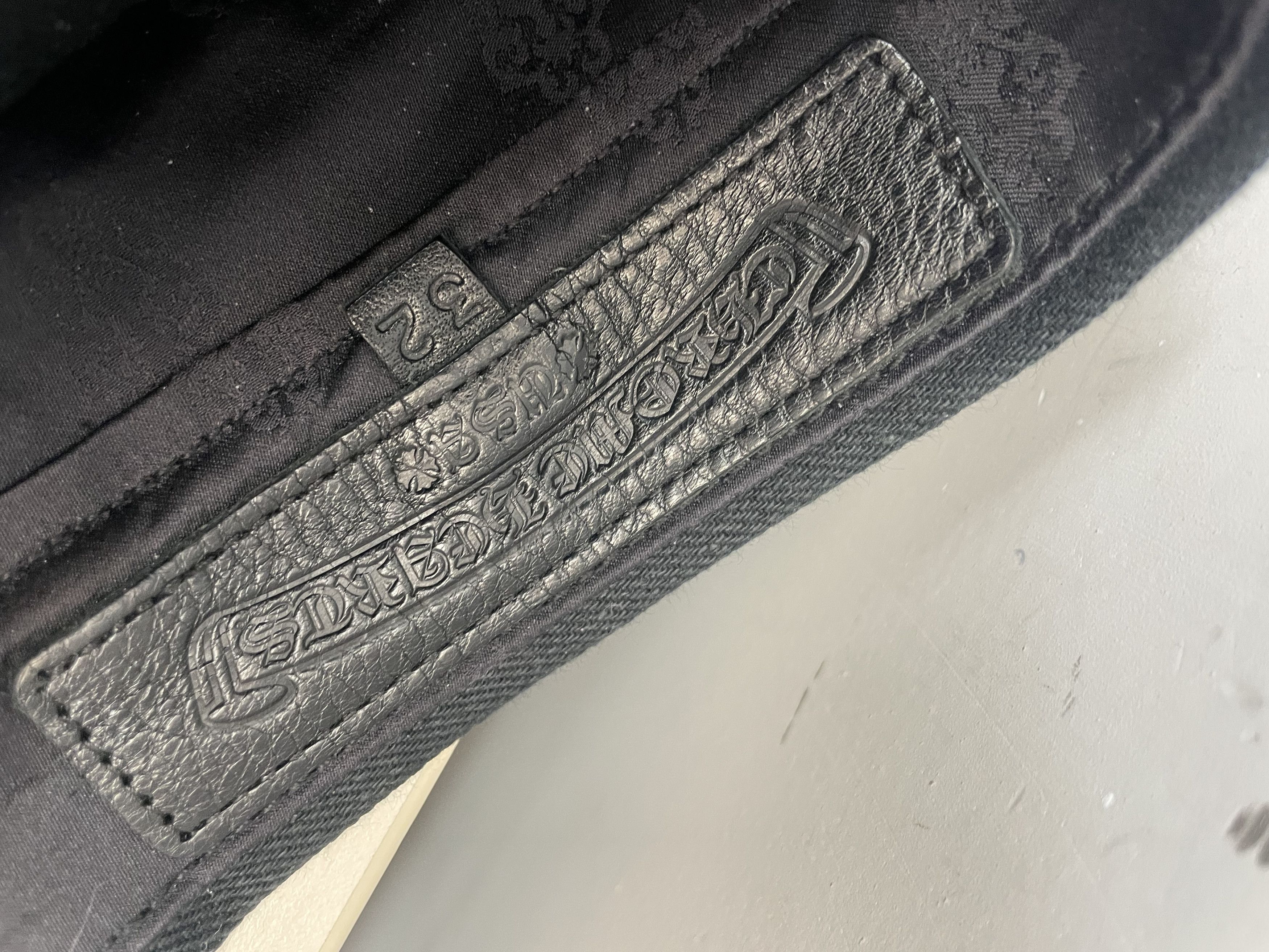 Chrome Hearts Chrome Hearts KS Cross Button Indigo Black Jeans Size 24" / US 00 / IT 34 - 8 Thumbnail