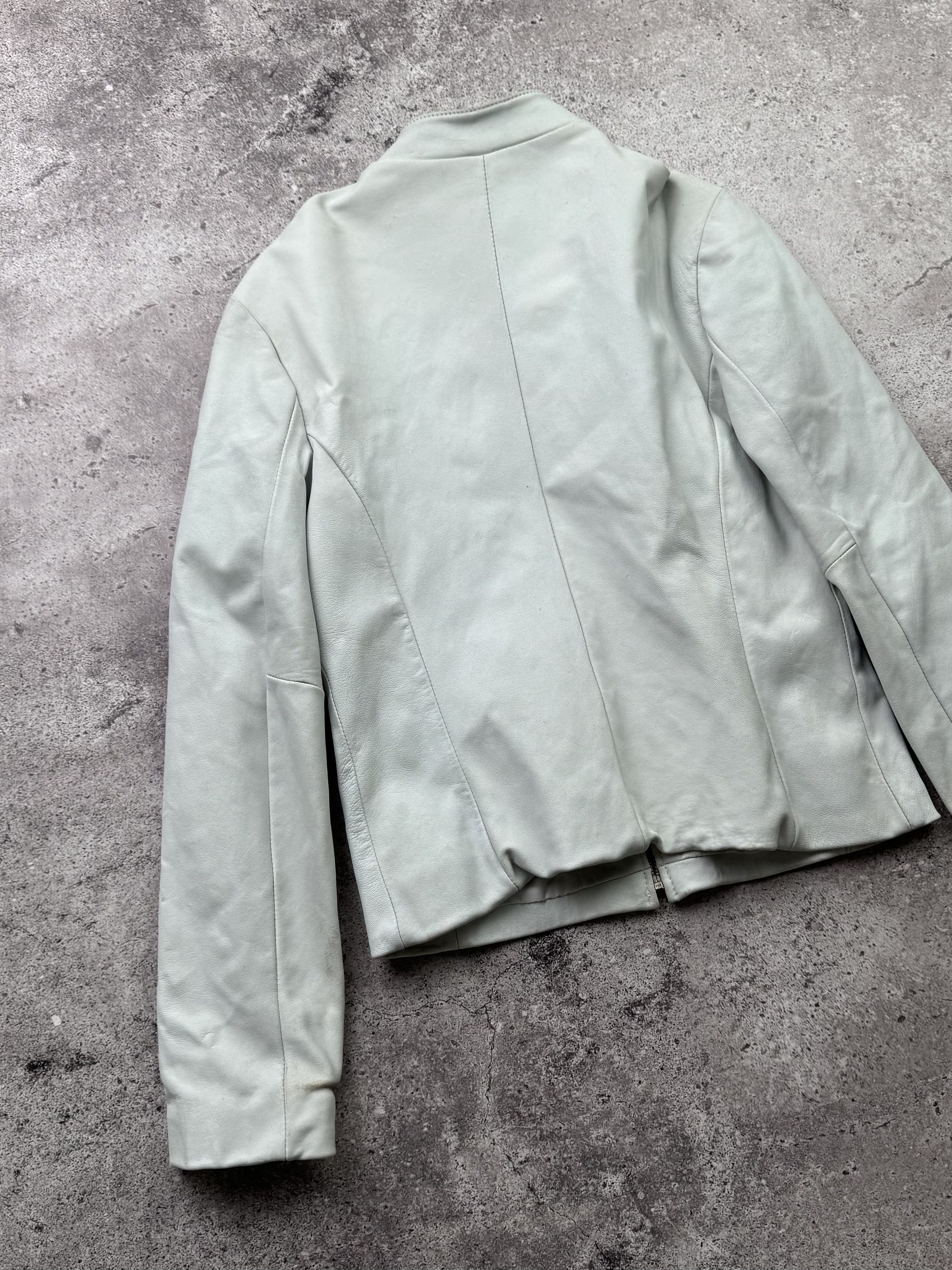 Japanese Brand Vintage Cropped Leather Jacket(V151)C647 Size M / US 6-8 / IT 42-44 - 14 Thumbnail