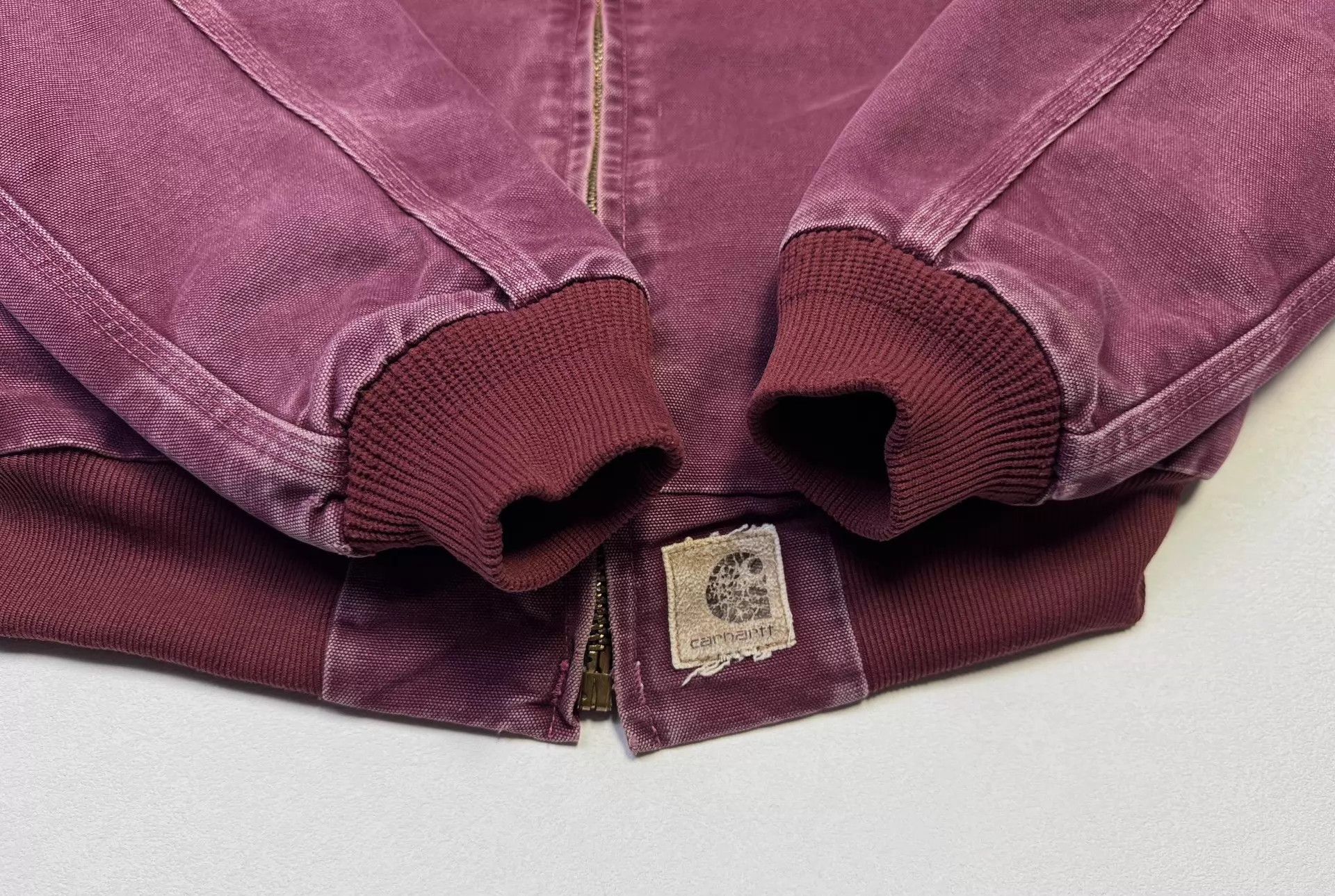 Carhartt Vintage Carhartt JQ2246 Wine M Santa Fe Jacket Size US M / EU 48-50 / 2 - 3 Thumbnail