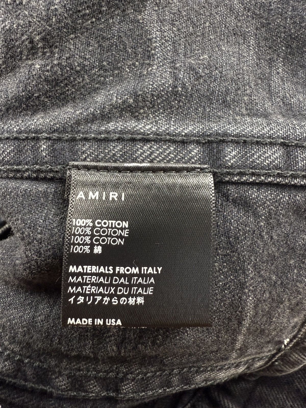 Amiri Amiri Roping Embroidered Denim Trucker Jacket Size US M / EU 48-50 / 2 - 14 Thumbnail