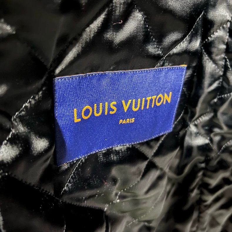 Louis Vuitton Louis Vuitton Louis Vuitton Black Logo Leather Jacket-2506 Size US L / EU 52-54 / 3 - 4 Thumbnail