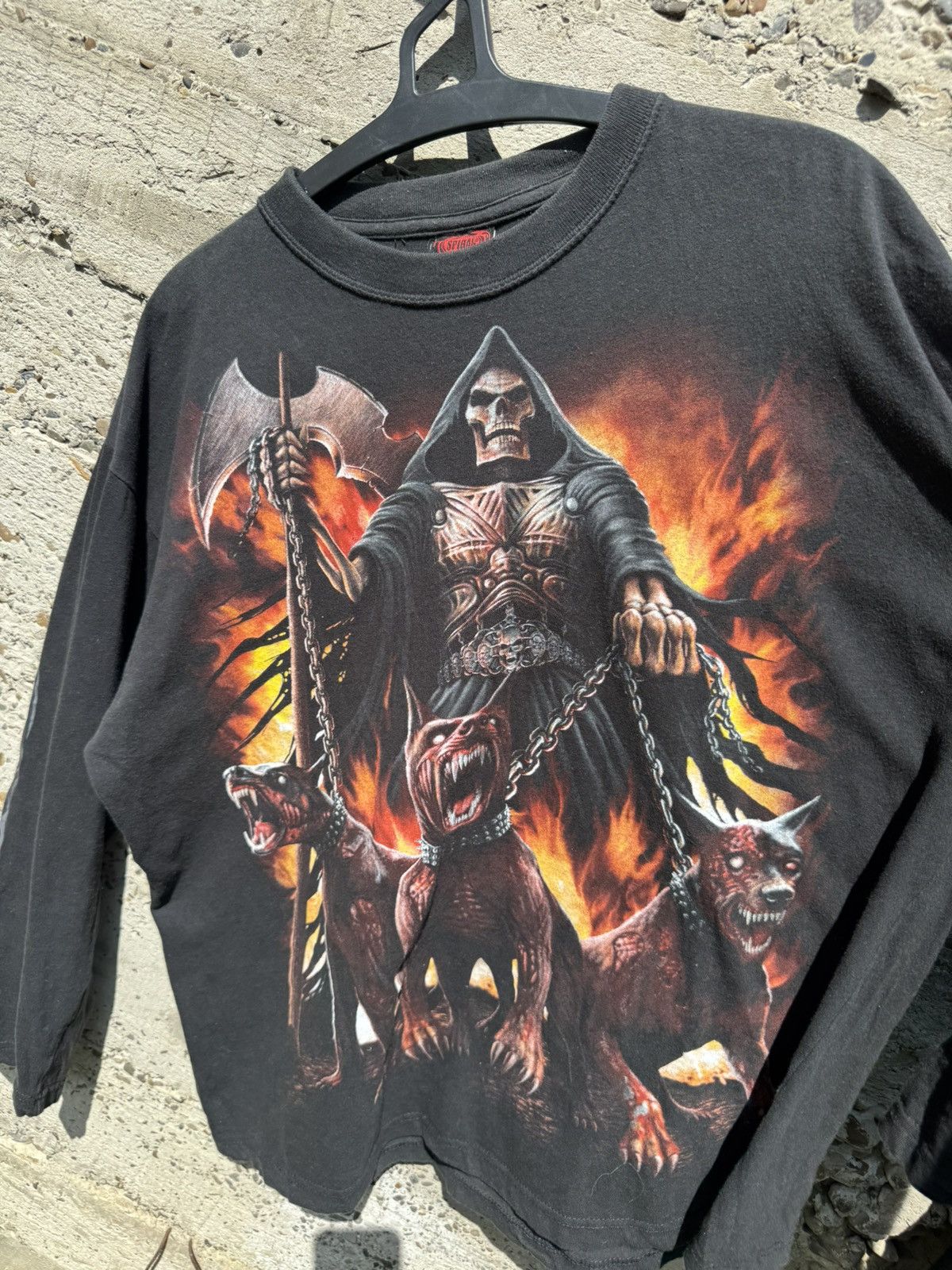 Vintage Vintage Spiral Death Cerber Y2k Graphic Long Sleeve Size US XL / EU 56 / 4 - 5 Thumbnail