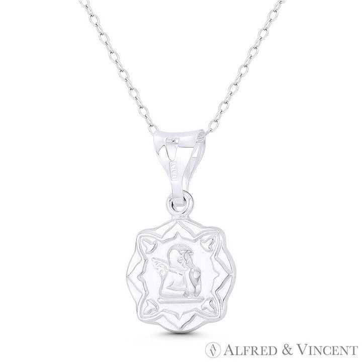 Other Winged Baby Cherub Angel Pendant in .925 Sterling Silver Size ONE SIZE - 1 Preview