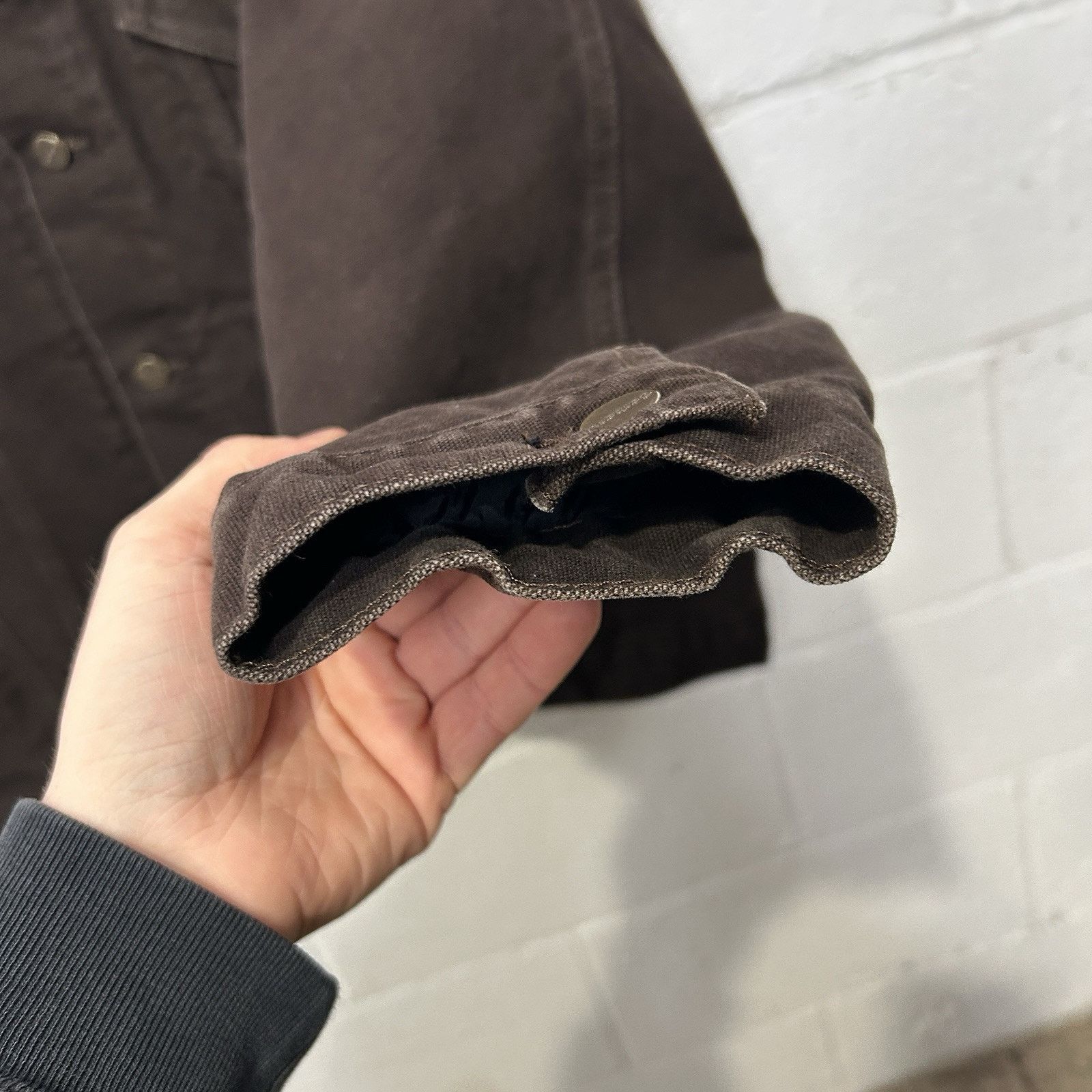 Carhartt Carhartt Sherpa-Lined Trucker Jacket “Dark Brown” J233 DKB Size US XL / EU 56 / 4 - 3 Thumbnail