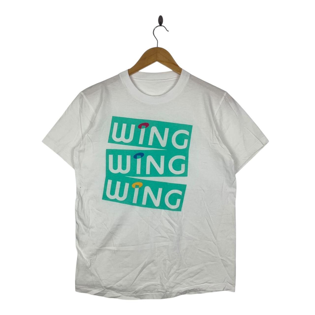 Vintage Vintage 90’ WING WING WING Harajuku Scene Rebel Tee Shirt Size S / US 4 / IT 40 - 1 Thumbnail