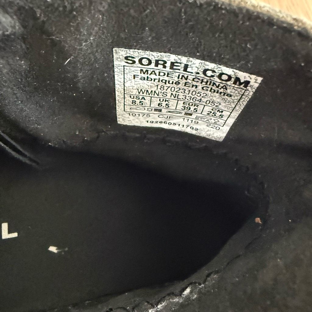 SOREL Sorel Women's Joan of Arctic Wedge II Zip Boots Quarry 8.5 Size US 8.5 / IT 38.5 - 10 Thumbnail