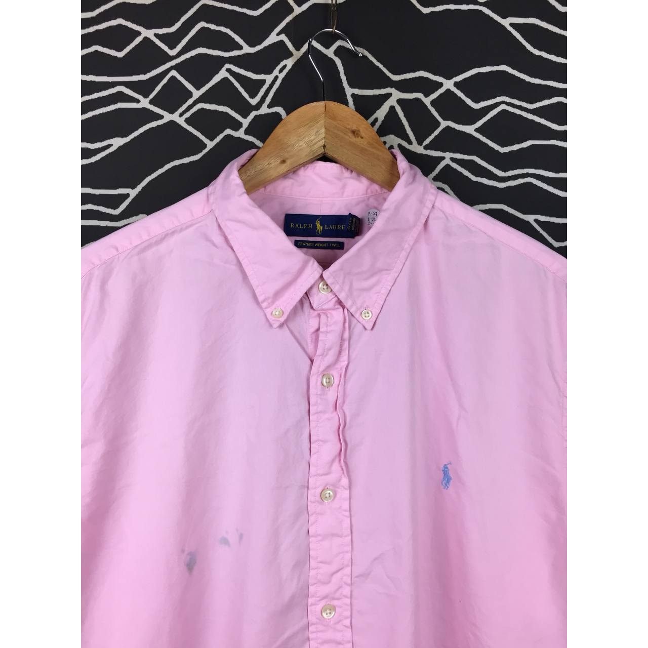 Ralph Lauren × Vintage Vtg Ralph Lauren Feather Weight Twill Shirt Size XXL Size US XXL / EU 58 / 5 - 3 Thumbnail