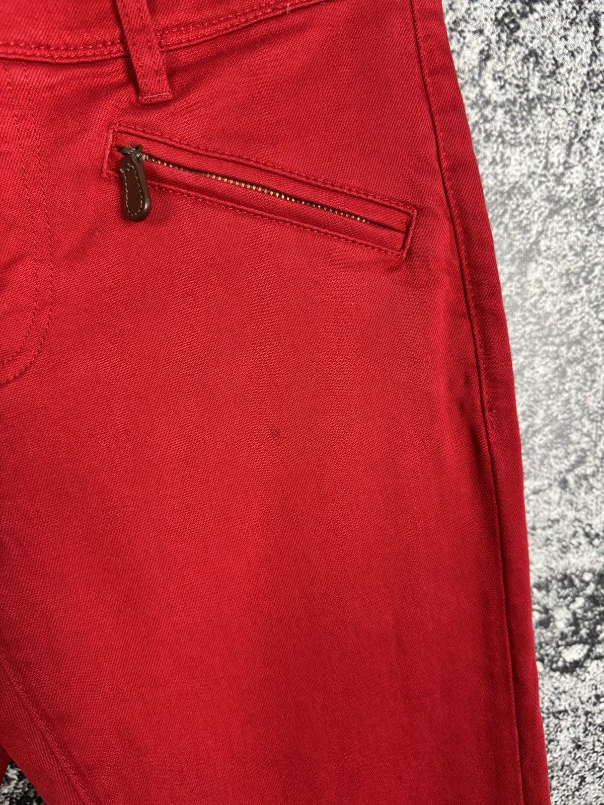 Polo Ralph Lauren × Ralph Lauren Polo Ralph Lauren Skinny Denim Red Pants Whitlyn Jod Size 28 Size 28" / US 6 / IT 42 - 16 Thumbnail