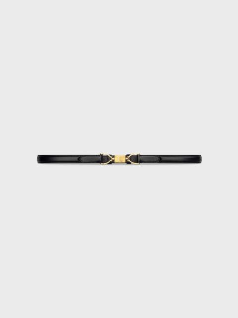 Celine Small Block Triomphe Belt in Taurillon Leather Size ONE SIZE - 1 Preview