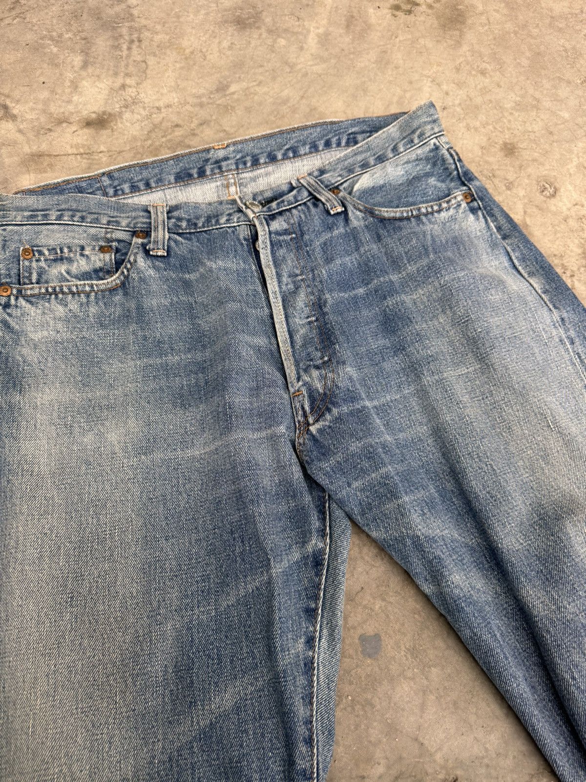 Denime × Japanese Brand Denime Selvedge Vintage Jeans Japan Size 34 Size US 34 / EU 50 - 3 Thumbnail