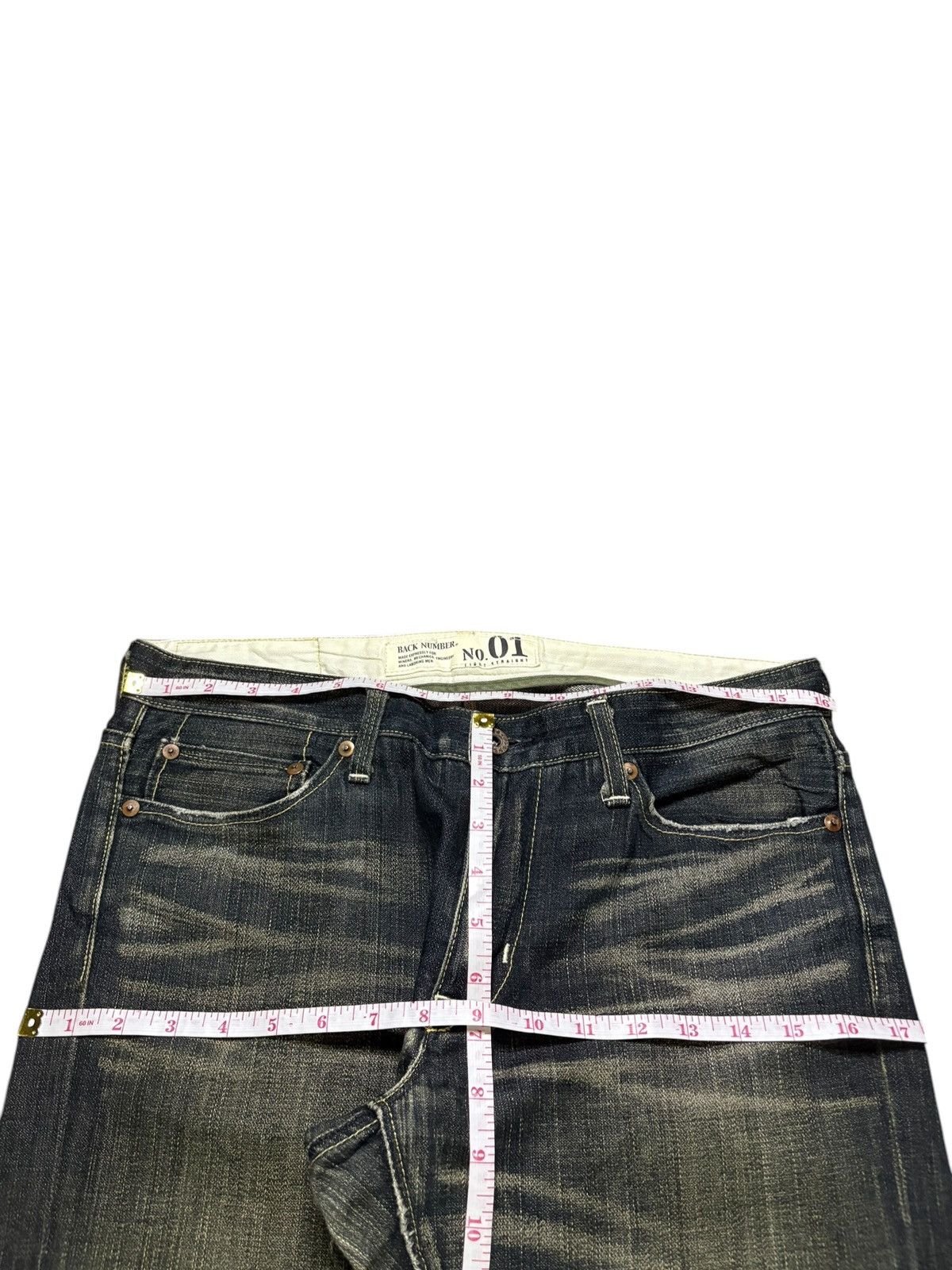 Japanese Brand Vintage Japanese Brand Rusty Wash Jeans Size US 32 / EU 48 - 12 Thumbnail