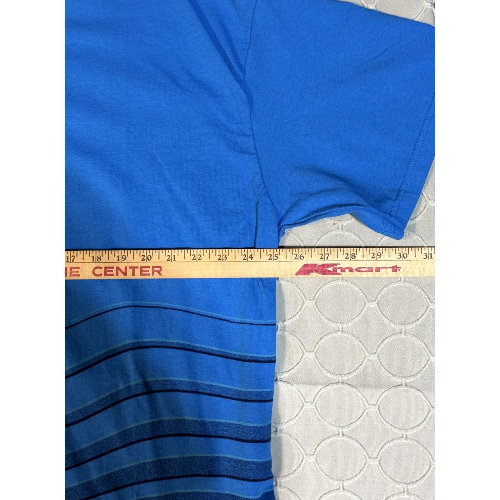 Nike Nike Shirt Mens 2XL Blue Wave Graphic Made In USA Vintage Style Tee Retro 2000s Size US XXL / EU 58 / 5 - 5 Thumbnail