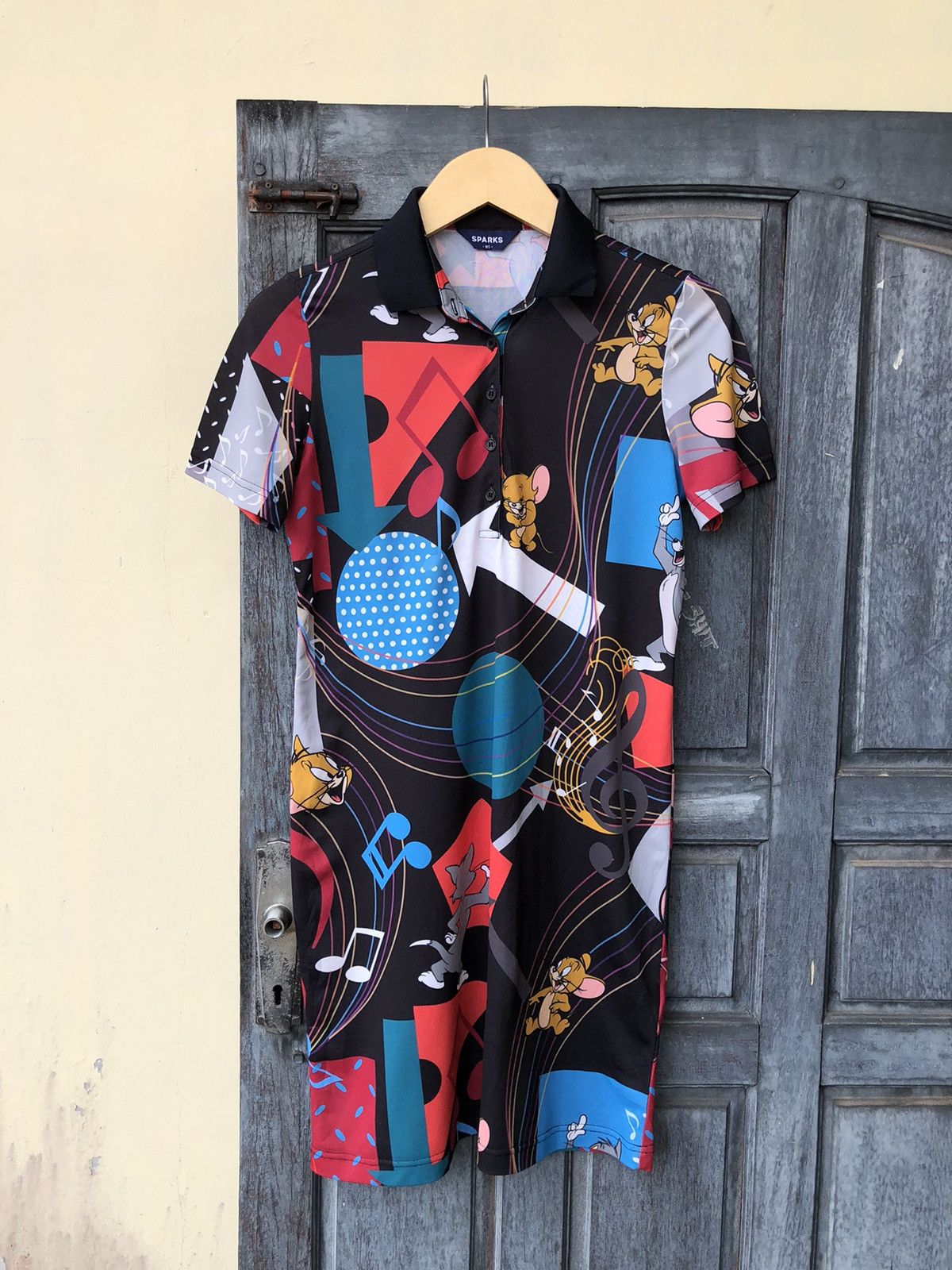 Japanese Brand Sparks Japan Tom and Jerry Cartoon Disney All Over Print Size XXL / US 16-18 / IT 52-54 - 1 Thumbnail