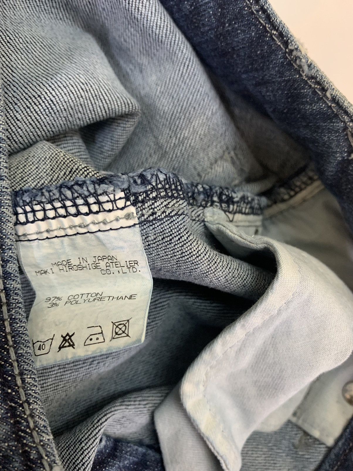 Y's for Men GOMME HOMME DENIM JAPAN 05 06 Size US 29 - 6 Thumbnail