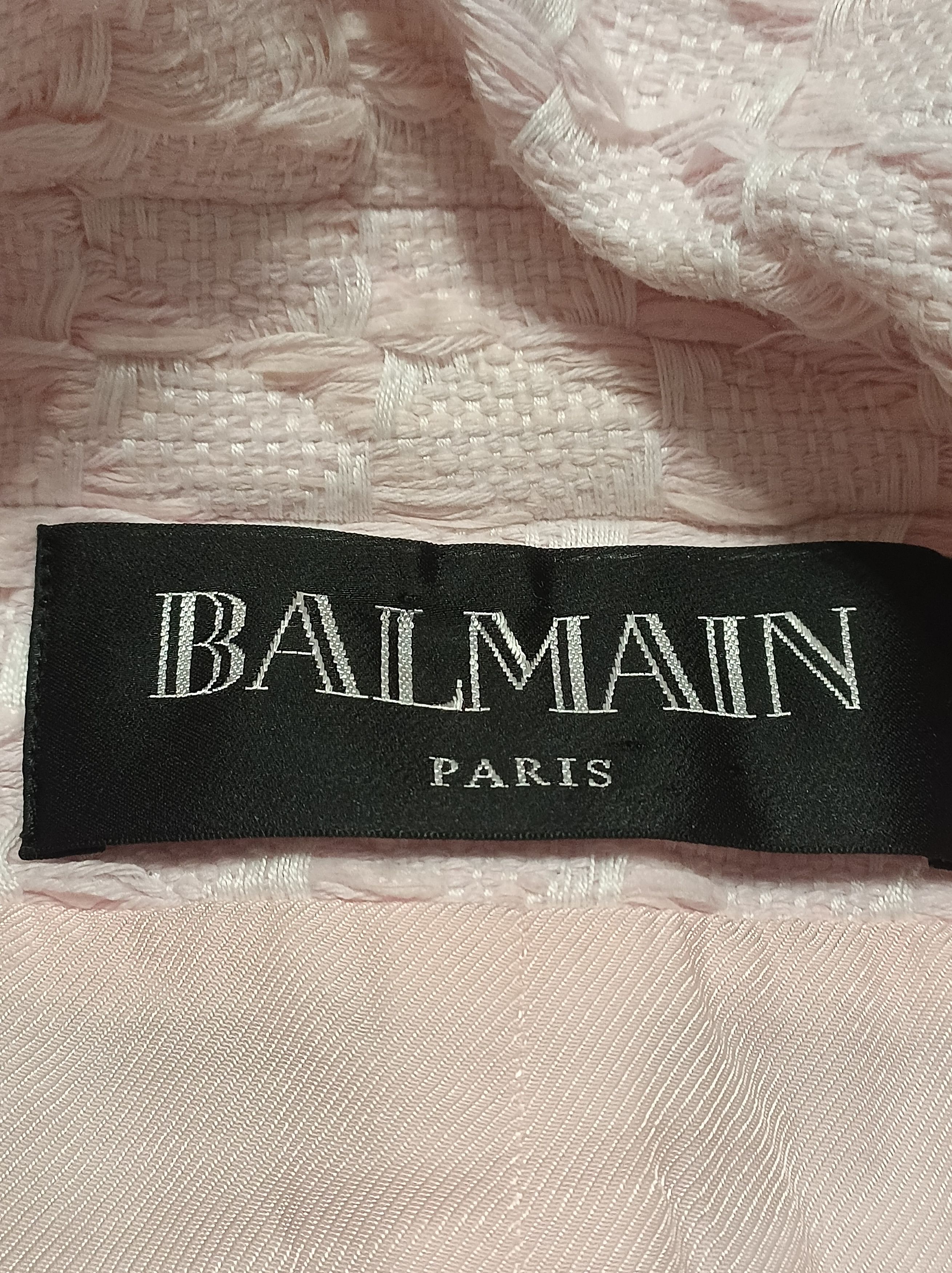 Balmain Balmain Pink Tweed Six Button Blazer Jacket EU40 Size M / US 6-8 / IT 42-44 - 14 Thumbnail