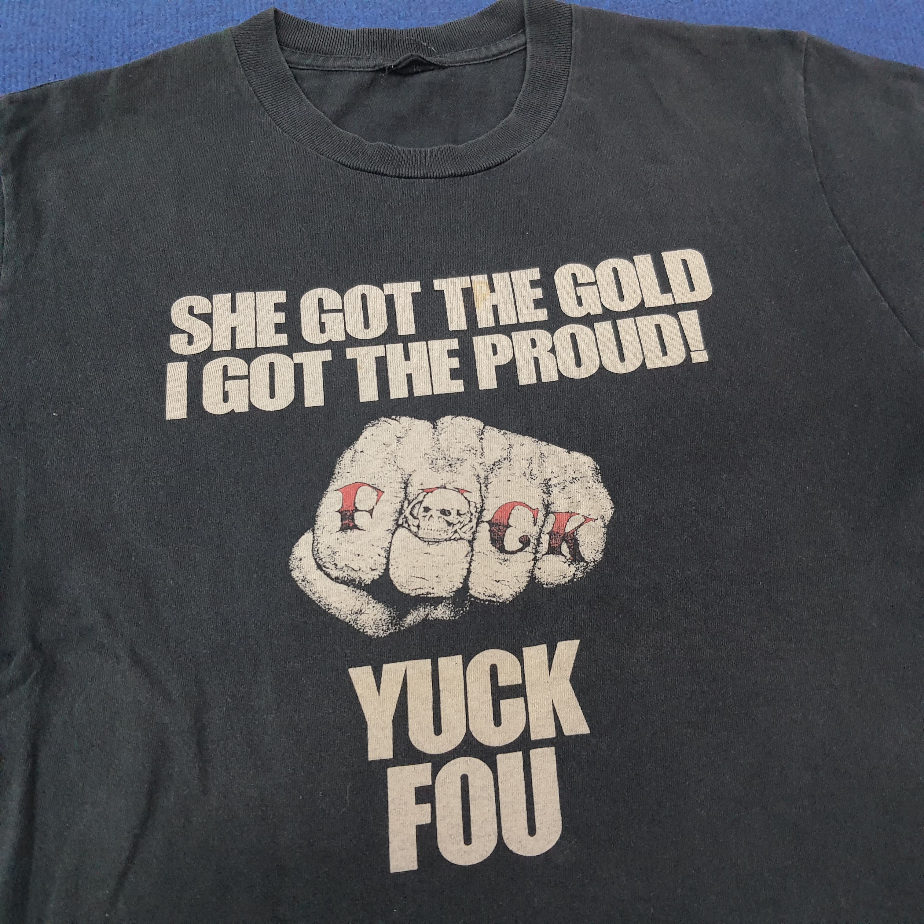 Hysteric Glamour Vintage Hysteric Glamour Fuck You Japan Tshirt C223N65 Size US L / EU 52-54 / 3 - 2 Thumbnail