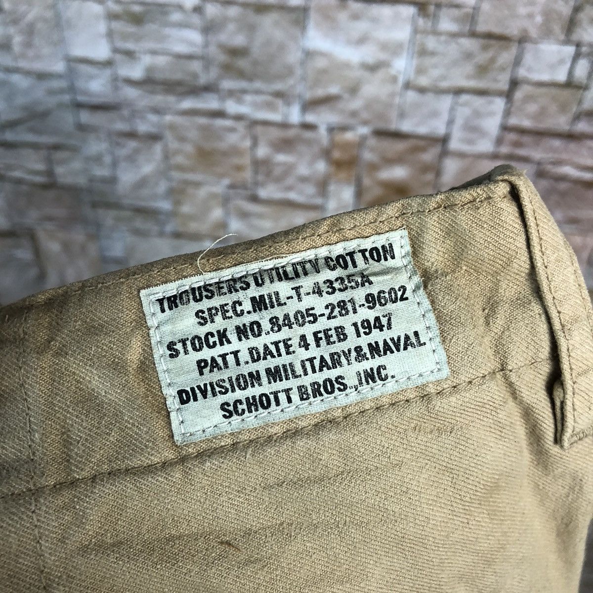 Schott Schott Brown vintage cargo Pants #A619 Size US 32 / EU 48 - 19 Thumbnail