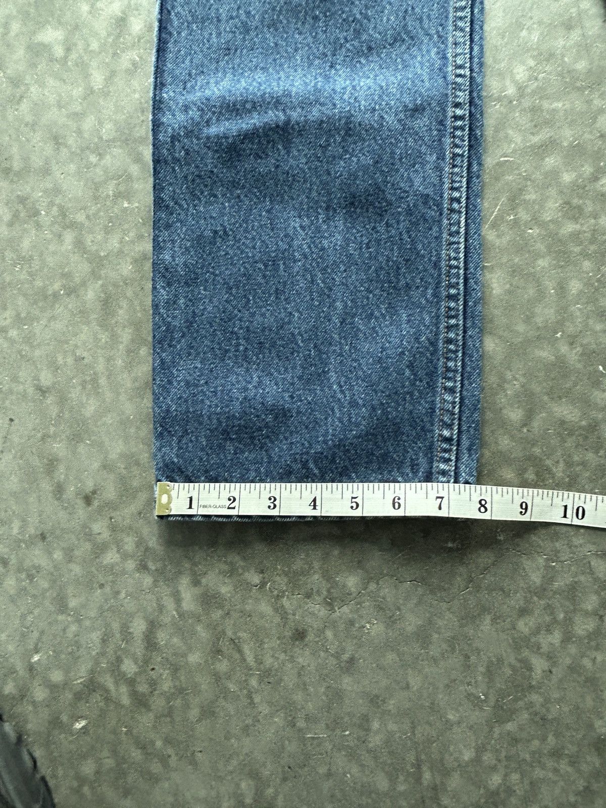 Levi's Vintage 90s Levis 505 Denim Jeans 33x30 Dark Wash Size US 33 - 8 Thumbnail