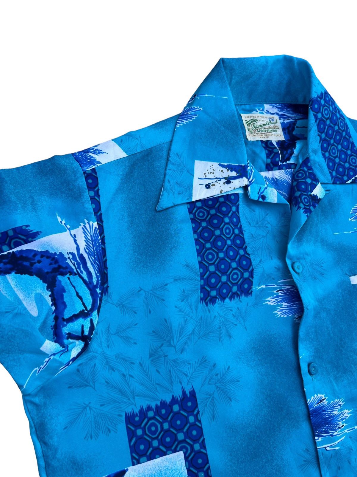Diamond Head Vintage 70s Diamond Head Sportswear Hawaiian Shirt Size US L / EU 52-54 / 3 - 5 Thumbnail