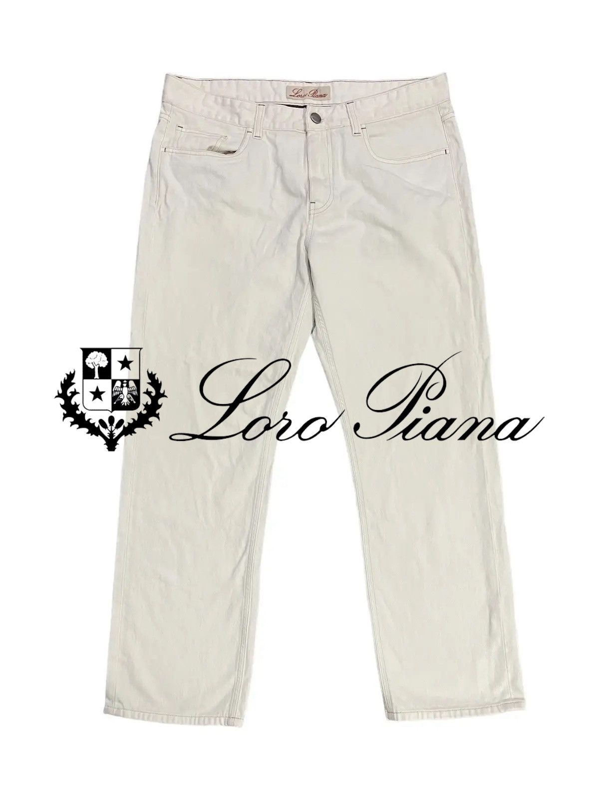Loro Piana Loro Piana - Straight Leg Jeans Size US 35 - 1 Thumbnail