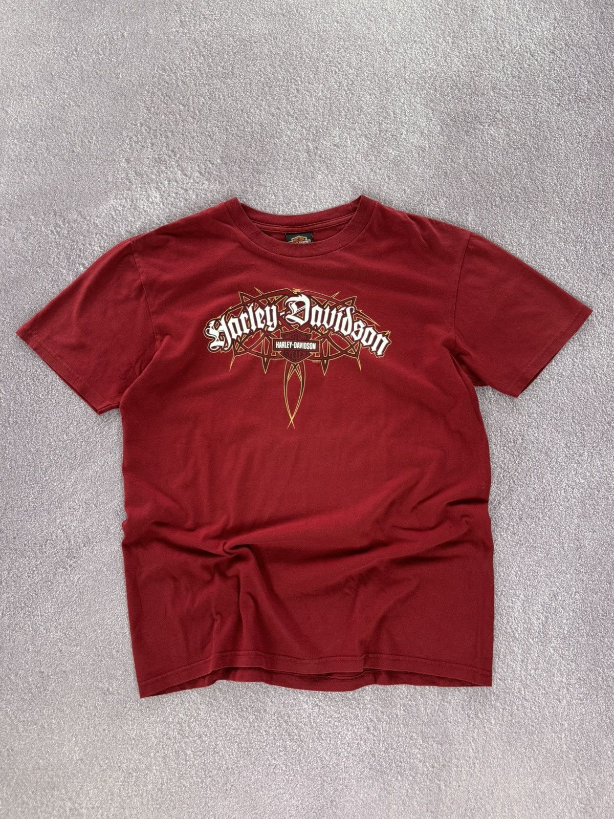 Harley Davidson Vintage Harley Davidson Grunge T-Shirt Size US M / EU 48-50 / 2 - 1 Thumbnail