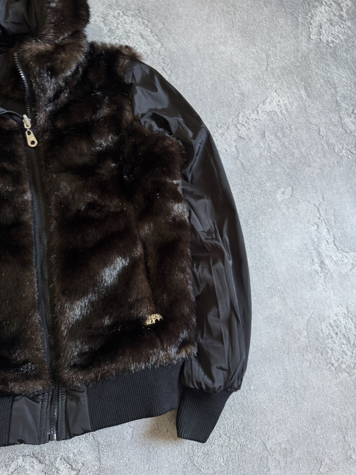 Miss Sixty Miss Sixty L/size faux fur reversible jacket hooded bomber Size L / US 10 / IT 46 - 4 Thumbnail