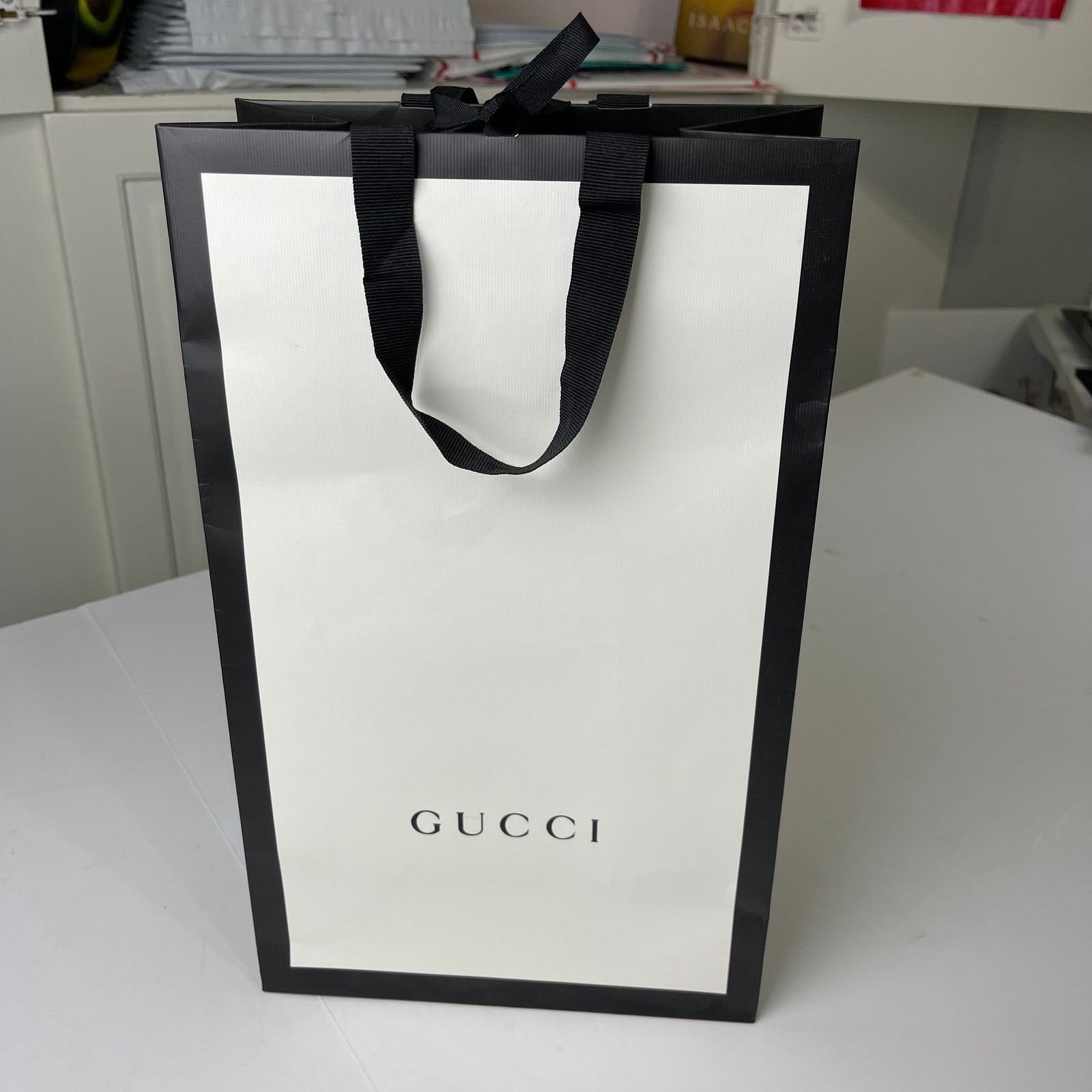 Gucci GUCCI Luxury Edition Empty Gift Shopping Bag, 15" x 9" Size ONE SIZE - 1 Thumbnail