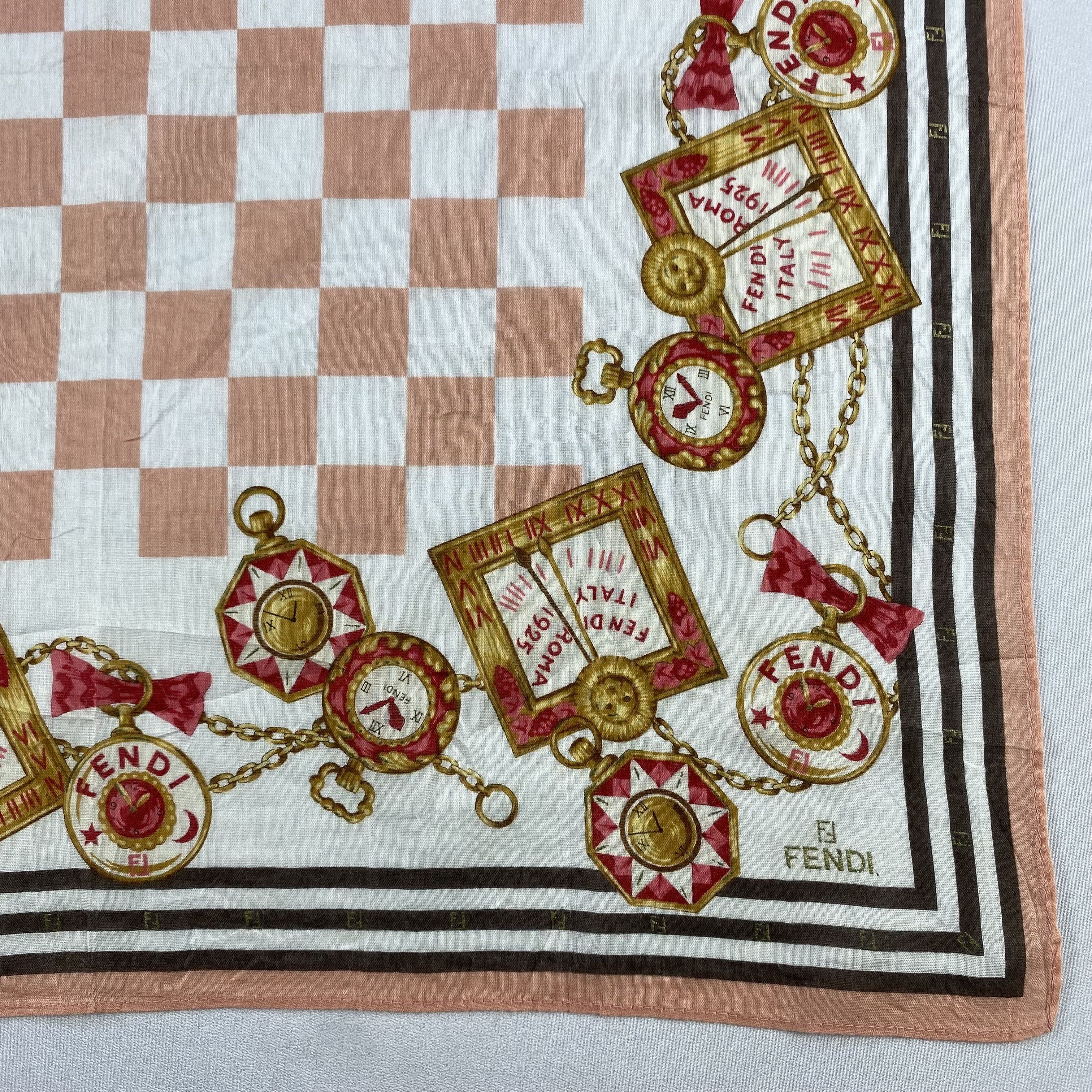 Vintage Fendi Bandana/ Handkerchief / Neckerchief Size ONE SIZE - 3 Thumbnail