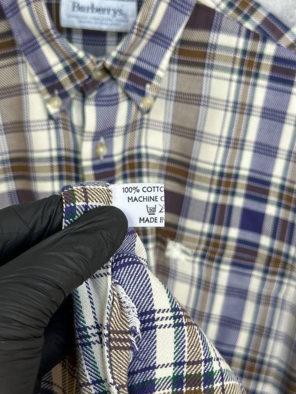 Burberry Burberrys Vintage Nova Check Flannel Shirt Button Down Plaid Size US XL / EU 56 / 4 - 14 Thumbnail