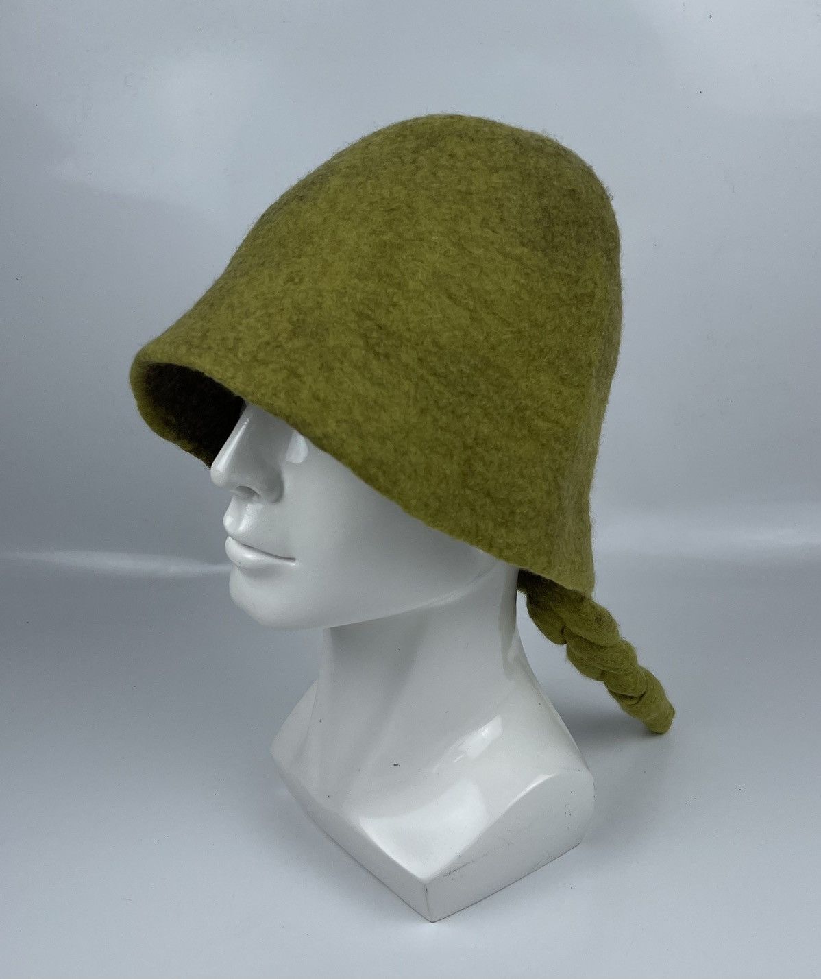 Vintage very rare custom sheep wool hat with tail Size ONE SIZE - 1 Thumbnail