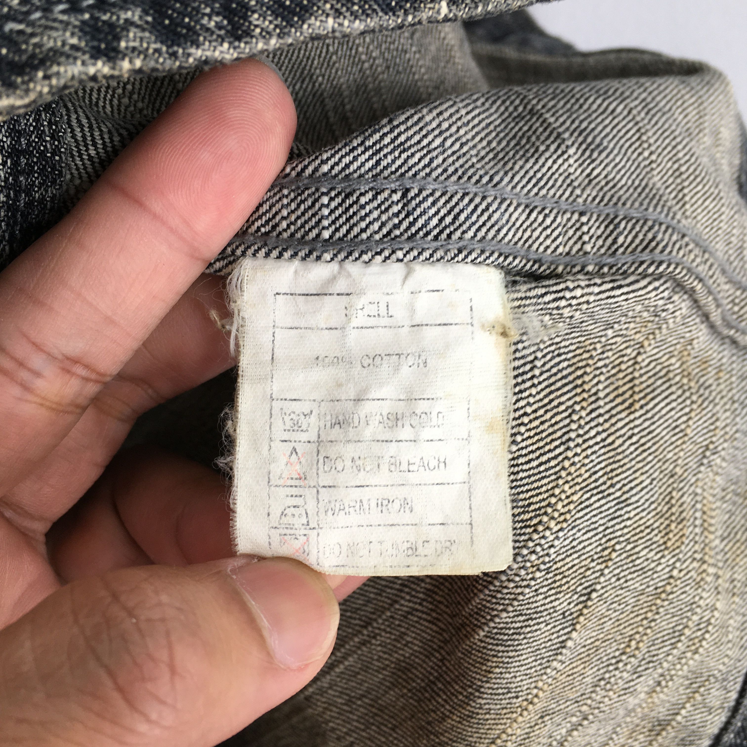 Vintage Vintage 90's Jungle Storm Jeans Workwear Labour Jacket L Size US L / EU 52-54 / 3 - 6 Thumbnail