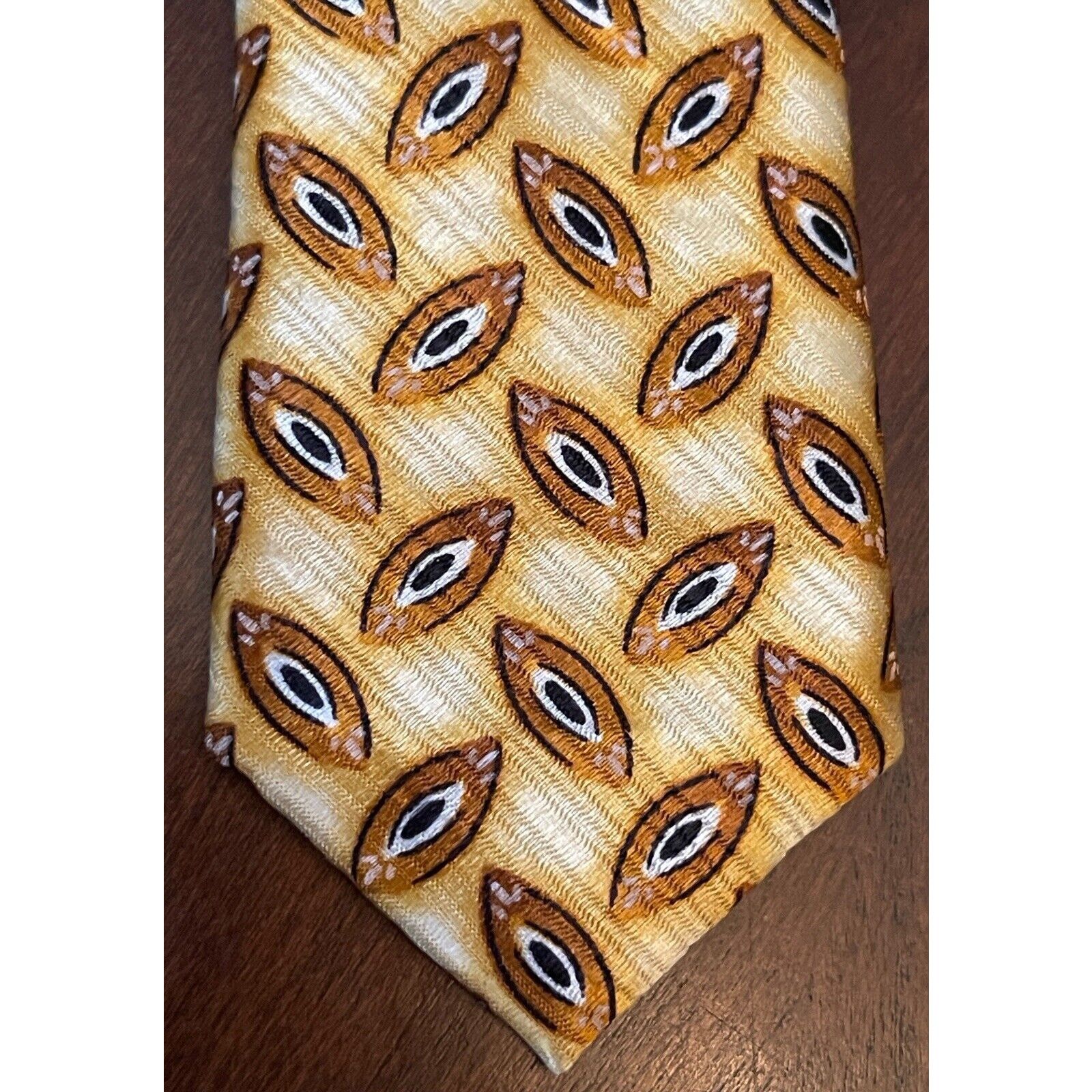 Jos. A. Bank Jos. A. Bank Gold 100% Imported Silk Made In China Size ONE SIZE - 6 Thumbnail