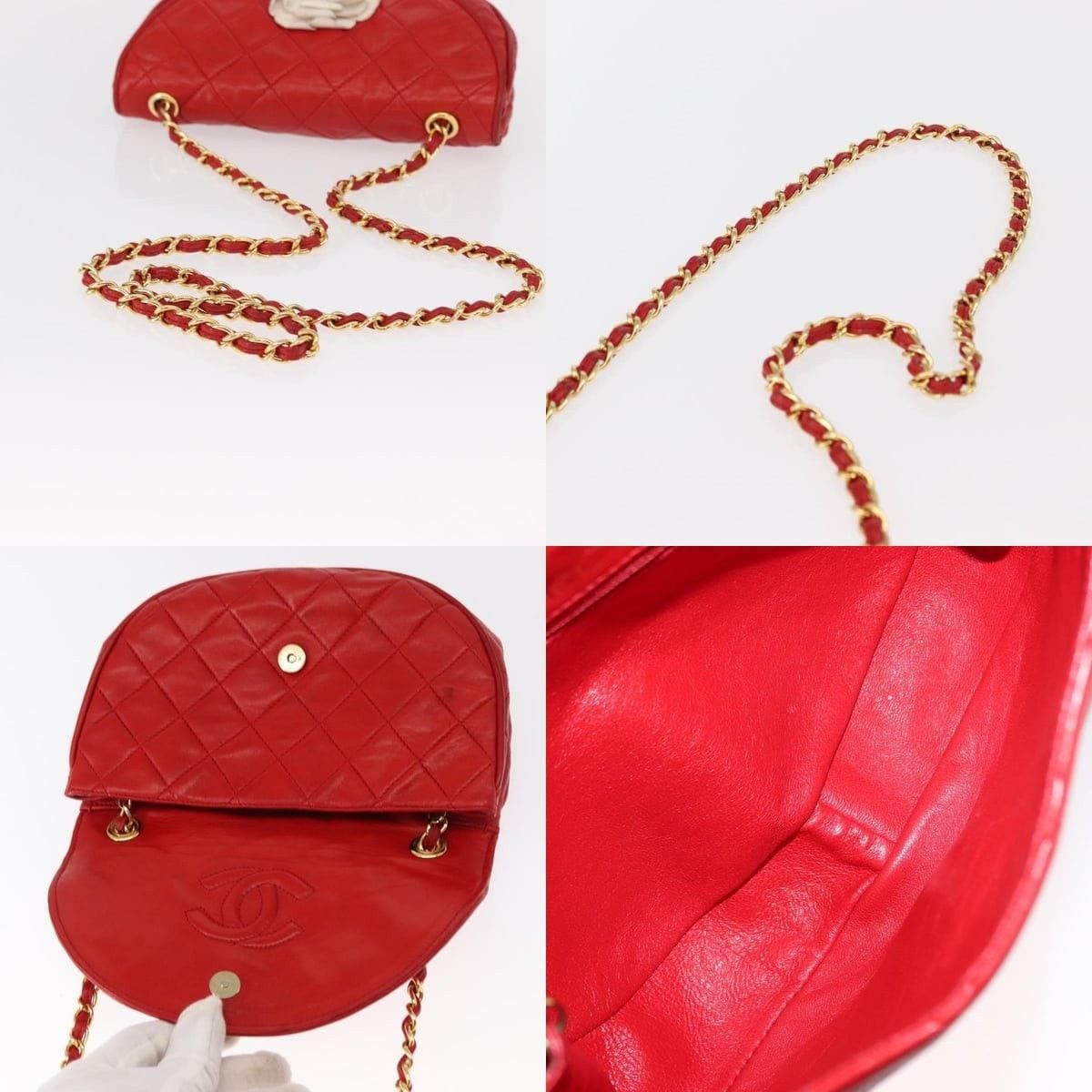 Chanel Chanel Matelasse Camellia Chain Shoulder Bag Size ONE SIZE - 4 Thumbnail
