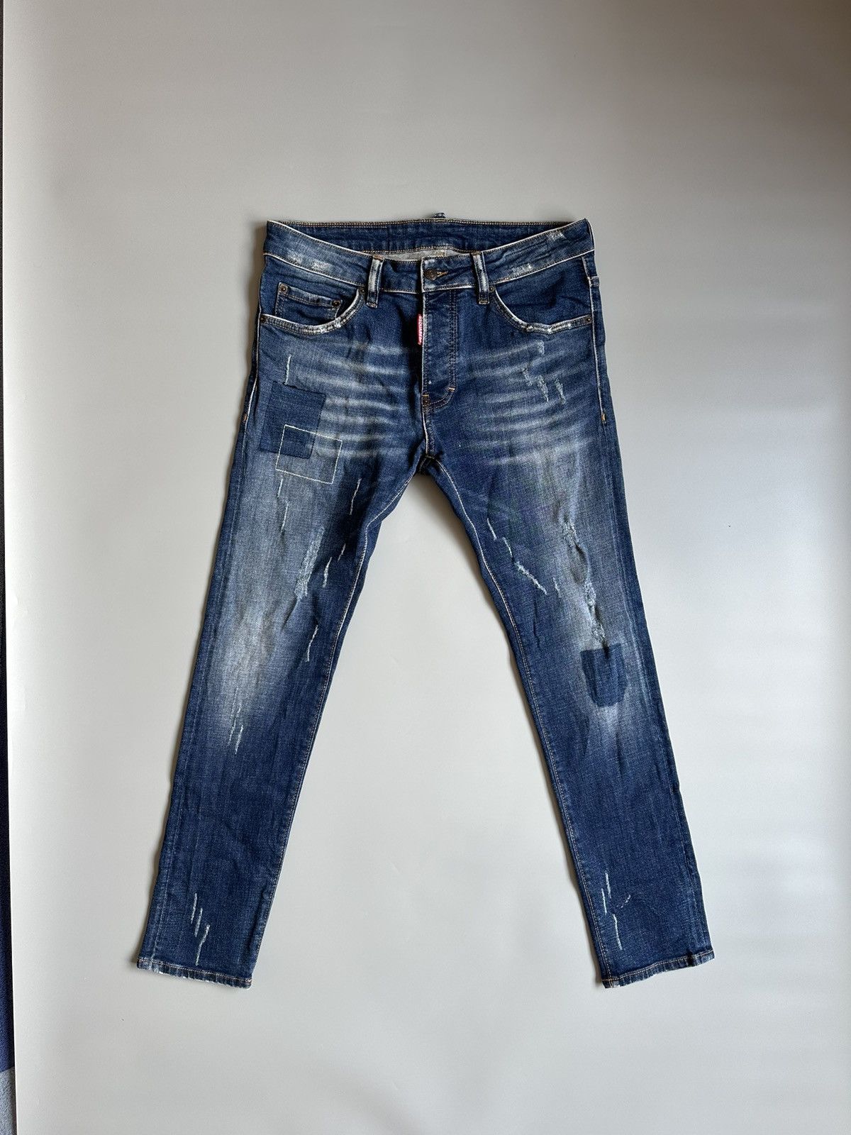 Other Dsquared2 Jeans Blue Denim Slim Fit Jeans Size 38 Size US 32 / EU 48 - 2 Thumbnail