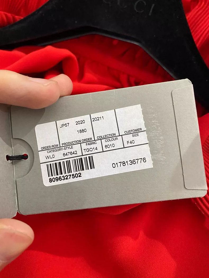 Balenciaga Red Balenciaga Women's Top with Unique Design-2505 Size L / US 10 / IT 46 - 6 Thumbnail