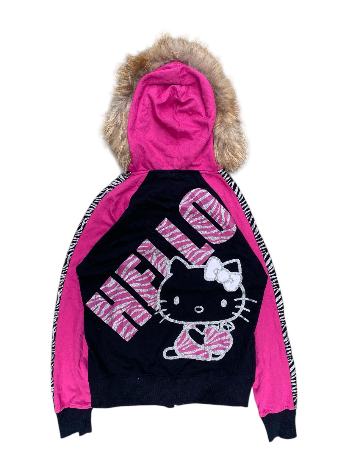Hysteric Glamour Hello kitty Zipper Fur Hoodie i6w9 LGB style Size US M / EU 48-50 / 2 - 2 Thumbnail