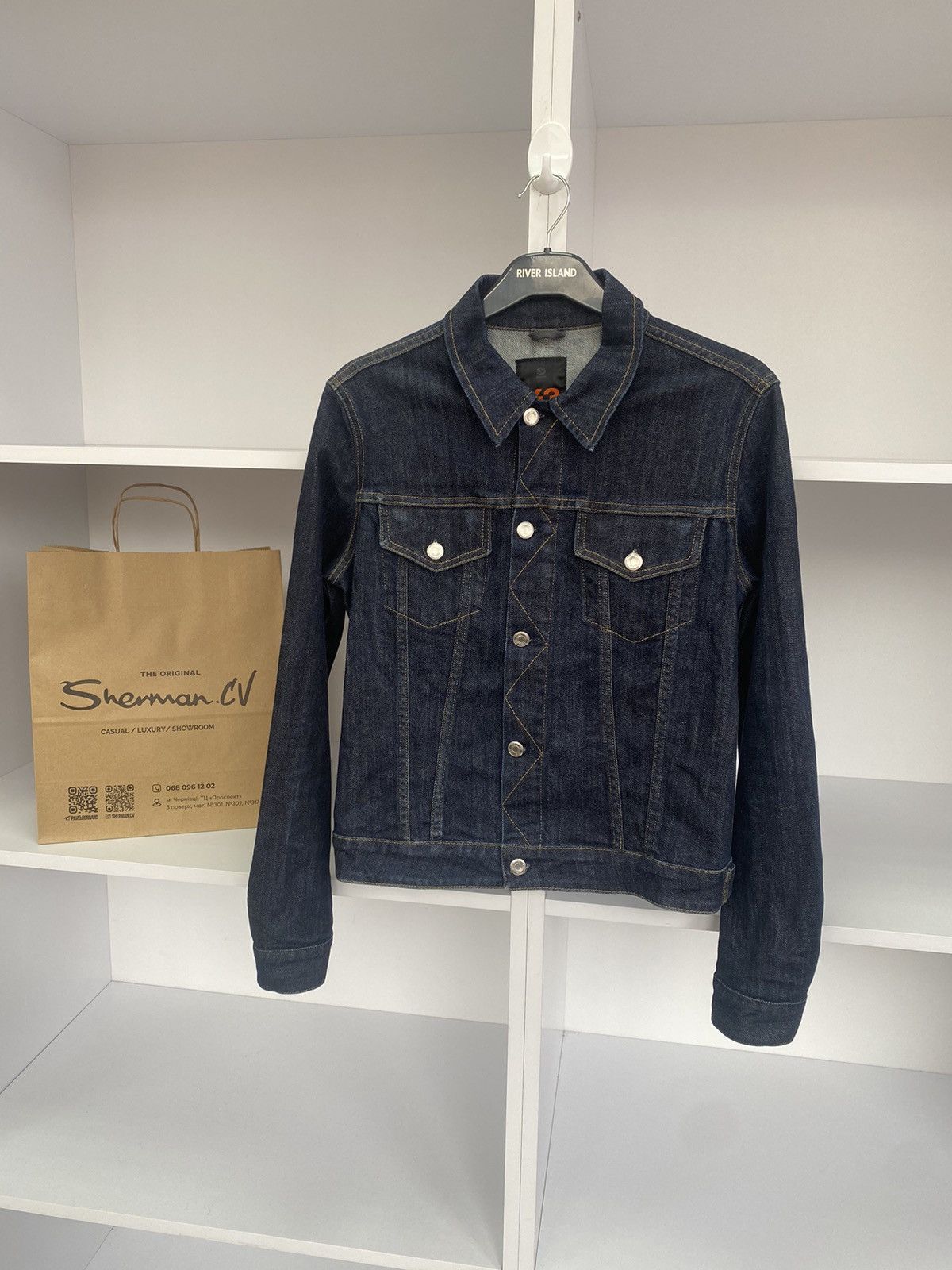 Vintage × Y-3 × Yohji Yamamoto Vintage Y-3 Women’s Denim Jeans Jacket Size L / US 10 / IT 46 - 2 Thumbnail