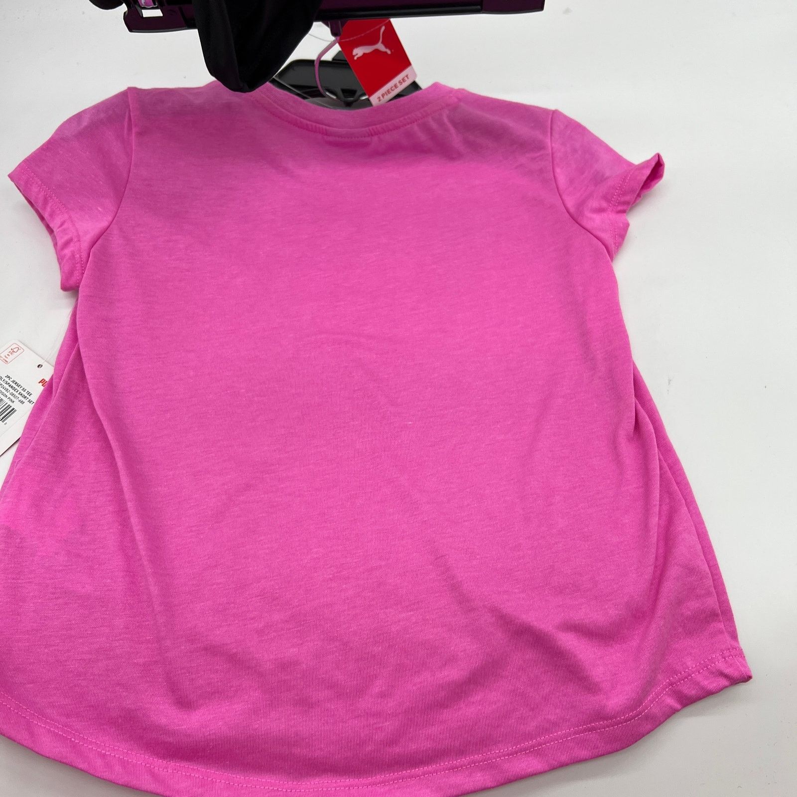 Puma PUMA Girls Pink Logo T Shirt & Black Skort Size Medium Size M / US 6-8 / IT 42-44 - 8 Thumbnail
