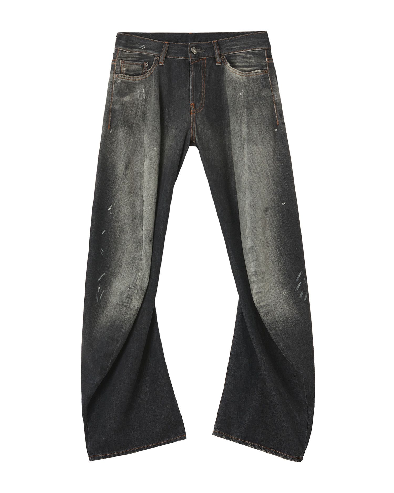 Acne Studios Acne Studios 2006F LOOSE FIT Splatter Faded Effect Jeans Size 25" / US 0 / IT 36 - 1 Thumbnail
