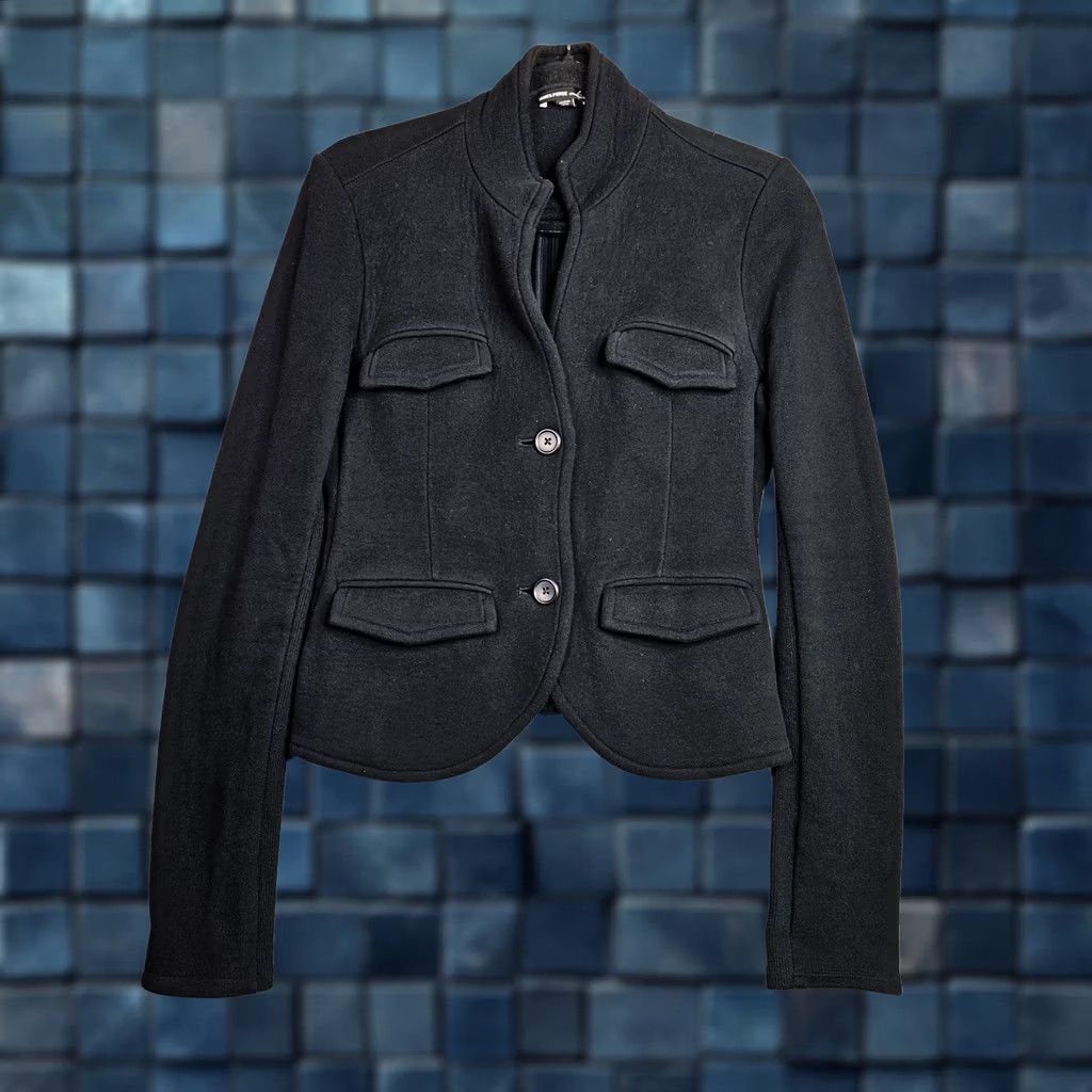 James Perse VINTAGE James Perse Los Angeles Black Knit Blazer Jacket Size 1 Womens Regular Medium? Size XS / US 0-2 / IT 36-38 - 1 Thumbnail