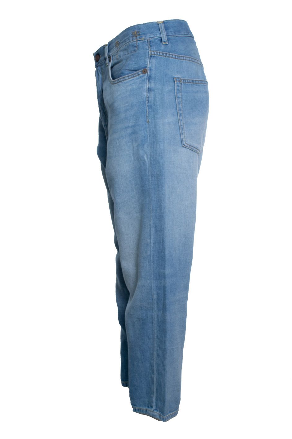 R13 R13, tailored drop jeans in blue Size 29" - 2 Thumbnail