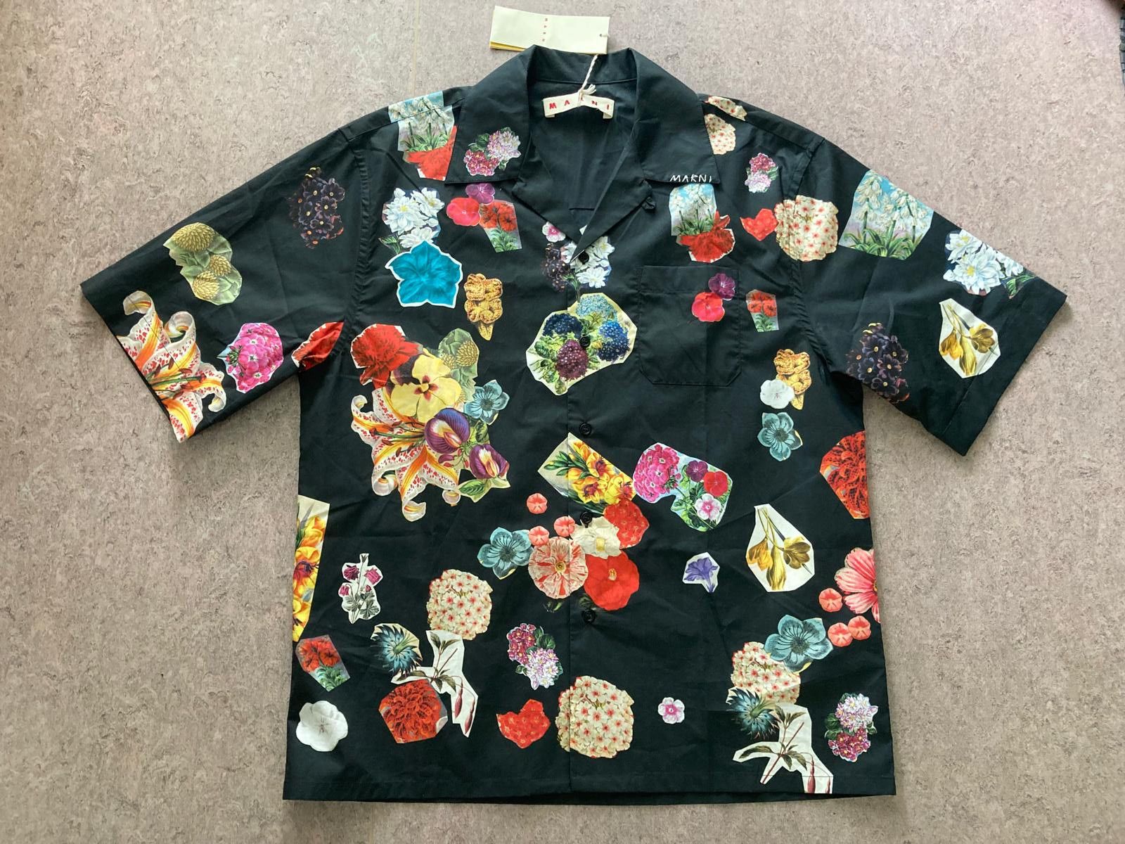 Marni Marni Floral Pattern Boxy Shirt 50 L Size US M / EU 48-50 / 2 - 1 Thumbnail