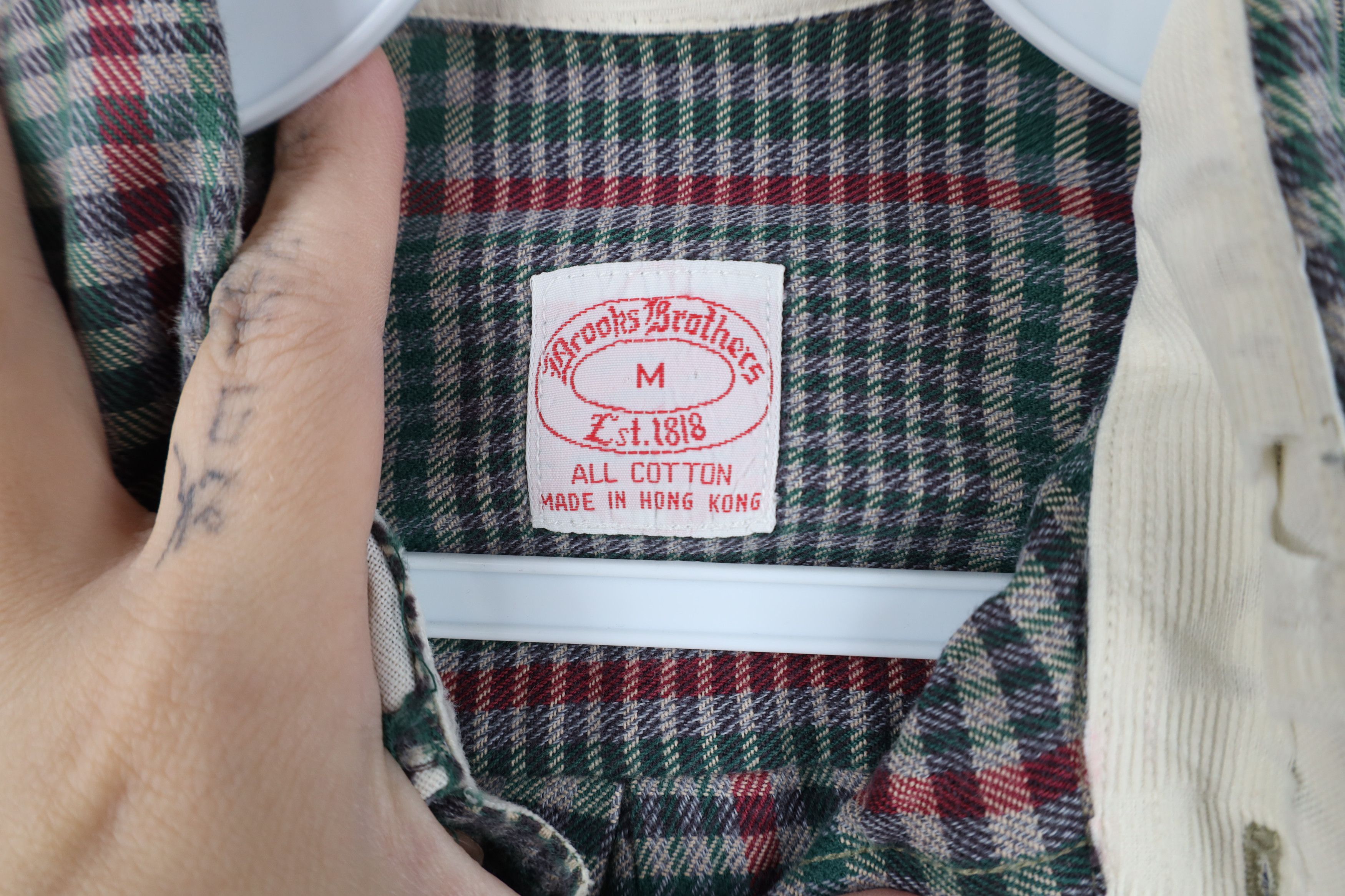 Brooks Brothers Vintage 80s 90s Brooks Brothers Flannel Button Down Shirt Size US M / EU 48-50 / 2 - 9 Thumbnail