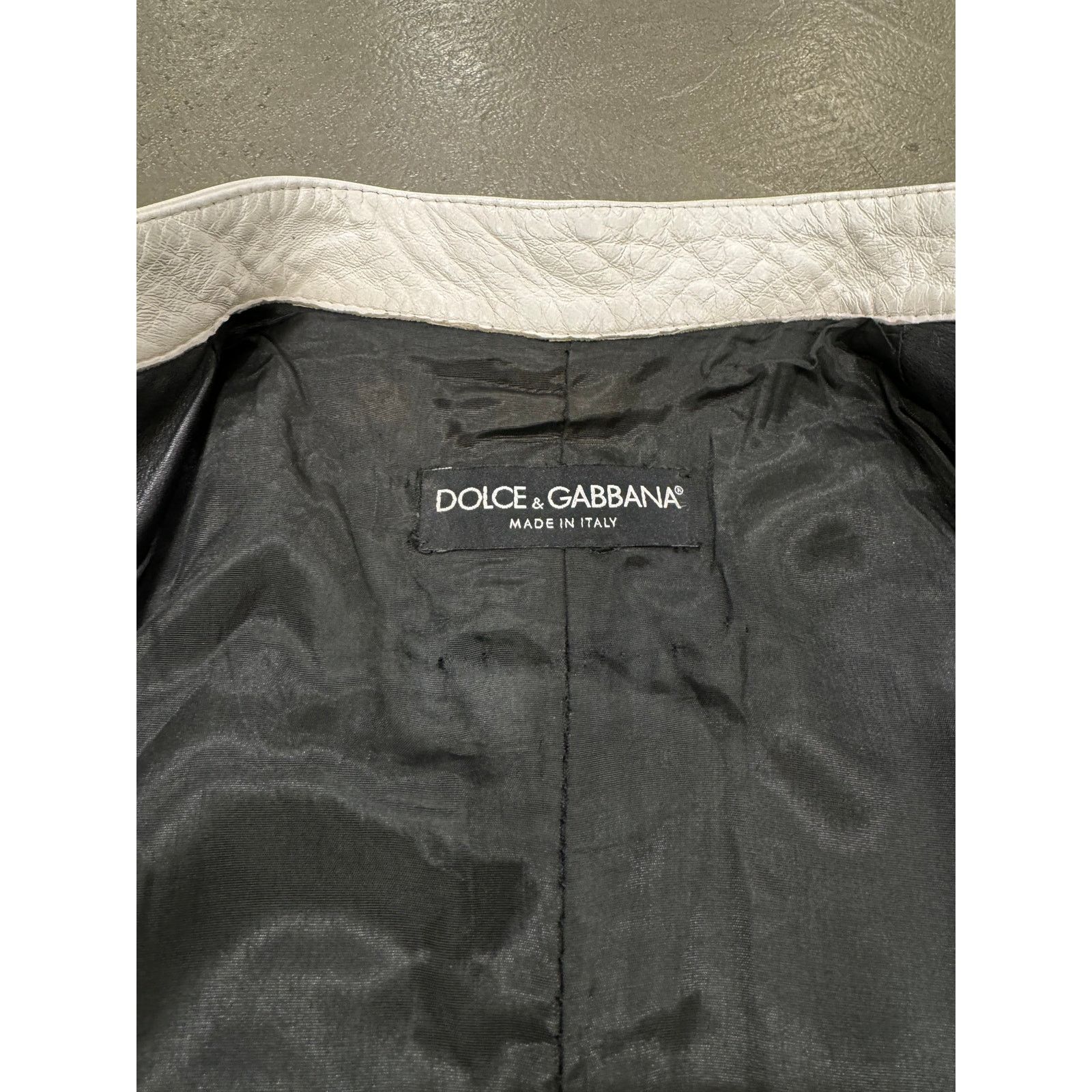 Dolce & Gabbana S/S 2001 Dolce & Gabbana biker leather jacket Size M / US 6-8 / IT 42-44 - 11 Thumbnail