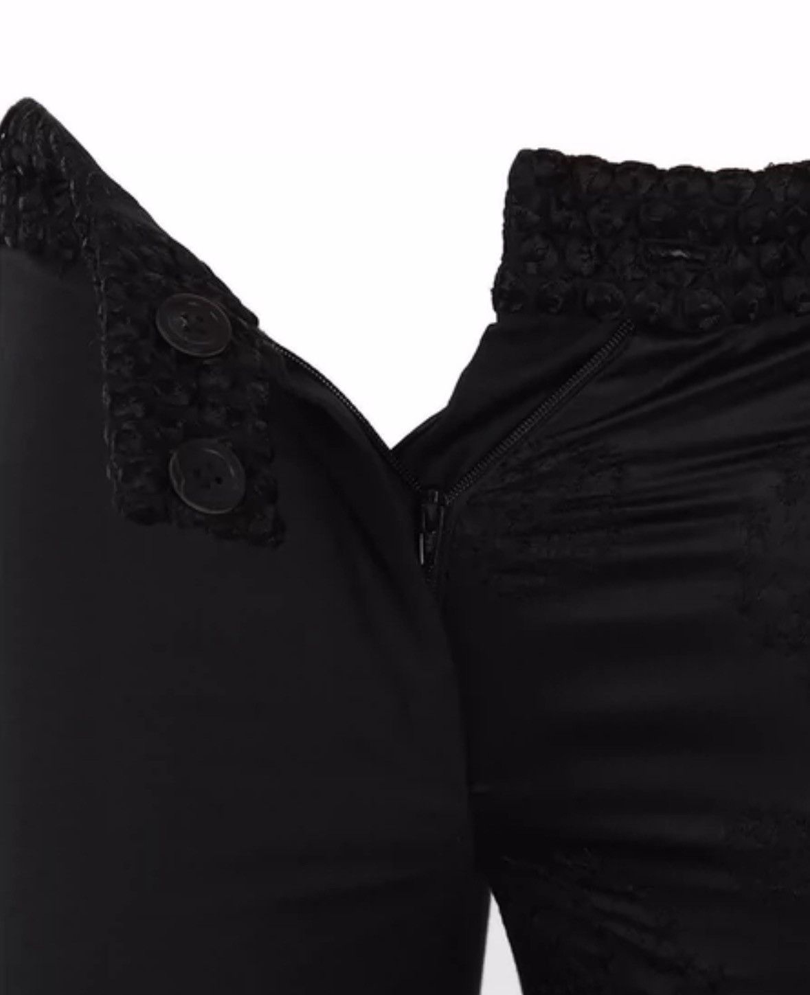 Ann Demeulemeester ANN DEMEULEMEESTERSS 2015 show black waistband pants Size US 36 / EU 52 - 4 Thumbnail