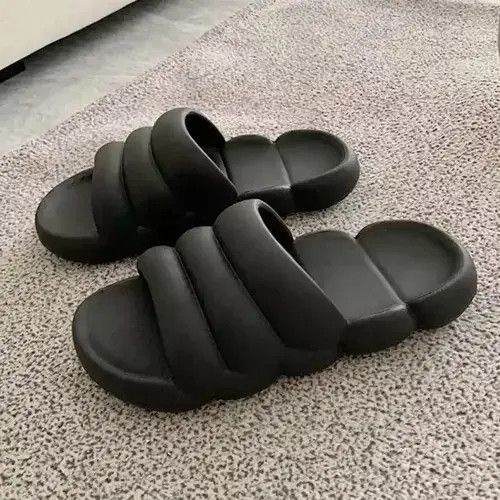 Japanese Brand Black sliders new Size US 9 / EU 42 - 3 Thumbnail